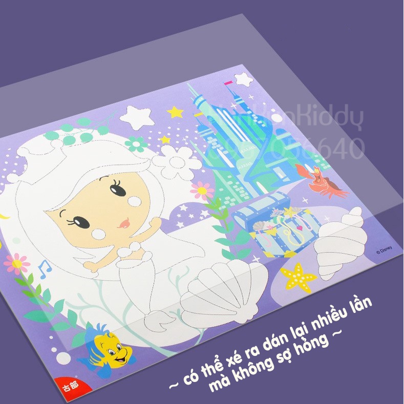 Tranh dán xốp 3D chủ đề Disney cho bé