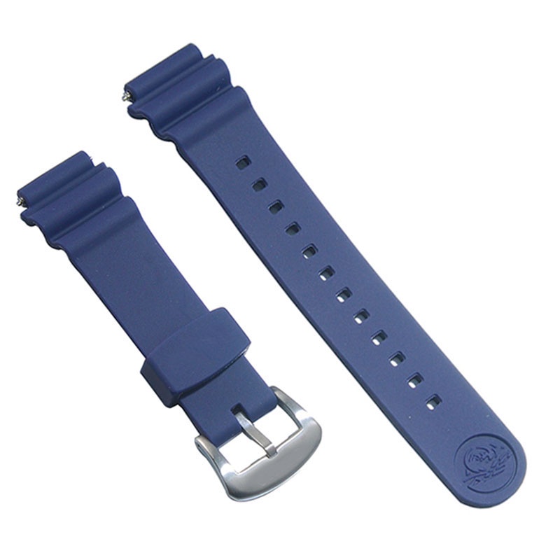 Dây Đeo Silicon 20mm Kèm logo 20mm Cho Đồng Hồ Seiko