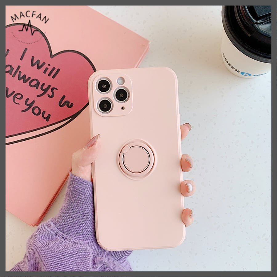 Ốp lưng Iphone có Ring giá đỡ dành cho Iphone 13/13pro/13promax/14/14plus/14pro/14promax - Kèm dây đeo tay - Gắn xe hơi