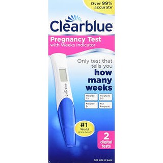 QUE THỬ THAI CLEARBLUE 3 TESTS CHÍNH HÃNG