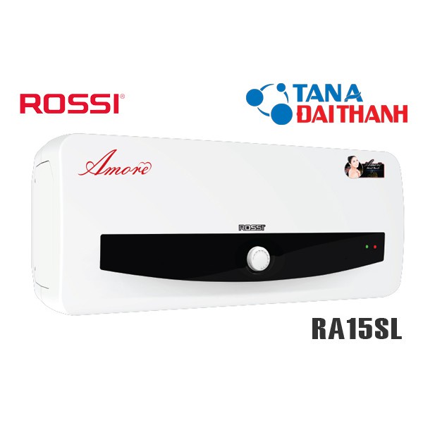 Bình nóng lạnh Rossi Amore RA15SL | RA20SL | RA30SL ngang 15L/20L/30L, Chính hãng, BH 7 năm, Tân á đại Thành BM