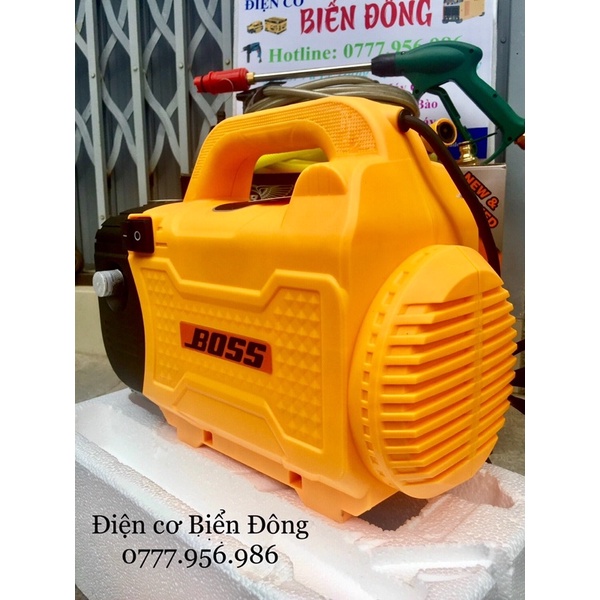 Máy rửa xe 👑 FREESHIP 👑 Hàng mới về  tặng đấy đủ bình bọt và ống dài Máy rửa xe BOSS 2500W NHẬT BẢN