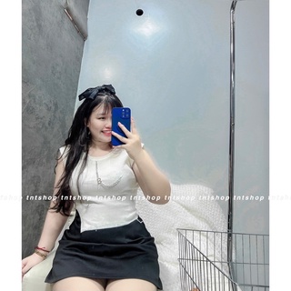ÁO LEN XẺ TÀ CỘC TAY PHỐI XÍCH [TNT SHOP BIGSIZE]