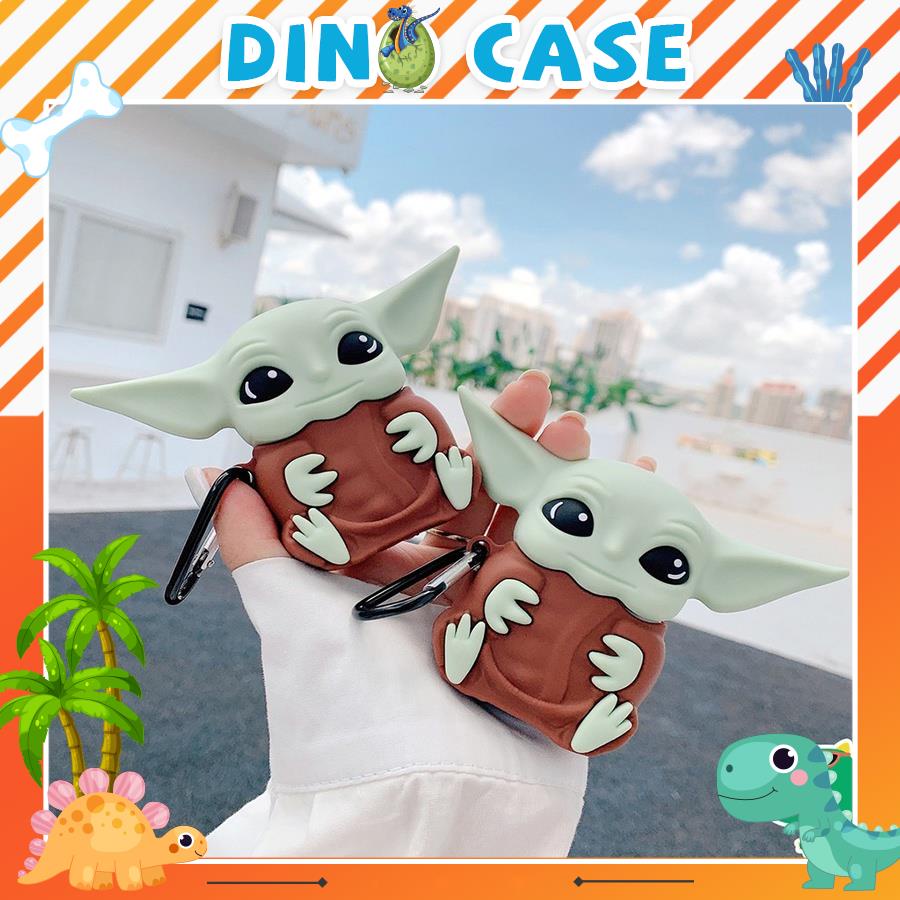 Vỏ bao đựng tại nghe airpod - Case airpod PRO Yoda Star Wars chống va đập - Dino Case