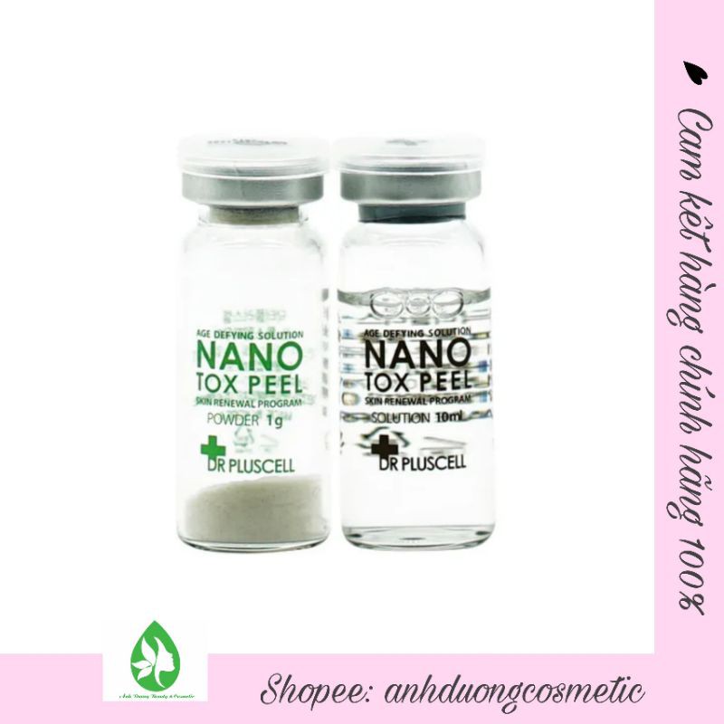 Siêu vi kim tảo biển Nano Tox Peel Dr Pluscell thế hệ đột phá mới 2019