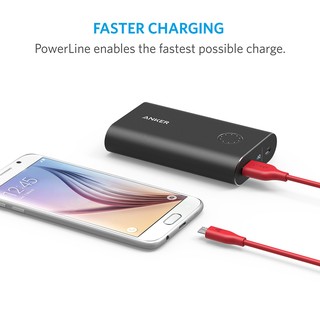 Cáp sạc ANKER Powerline Micro-USB 1.8m A8133H91 (Đỏ)