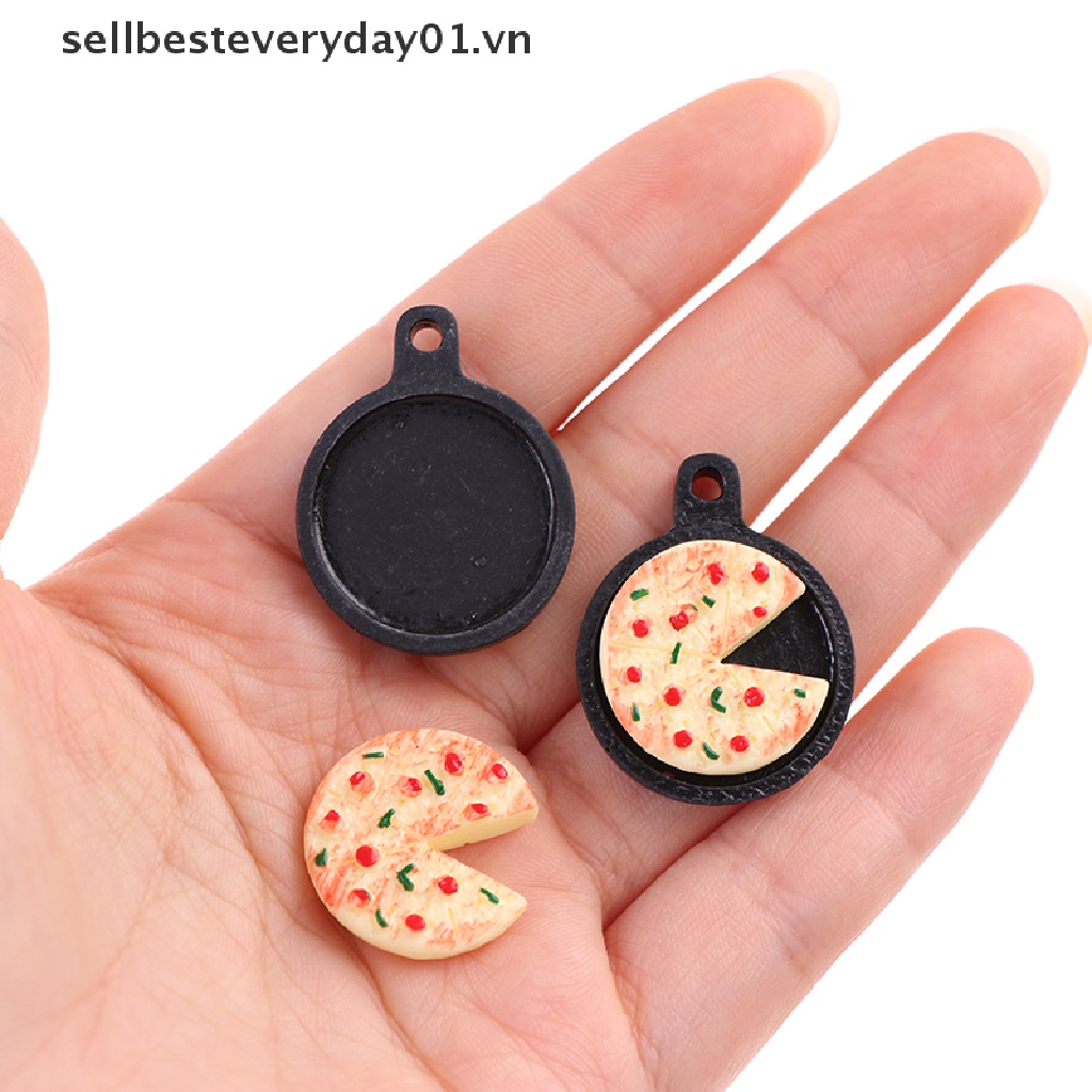 1 Bộ Đĩa Đồ Chơi Làm Bánh Pizza Trái Cây Trang Trí Nhà Búp Bê