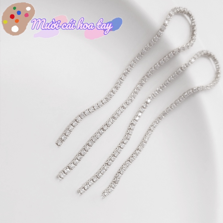 Dây Xoàn Dây Pha Lê Đính Phụ Kiện Quần Áo Dây Đính Hạt Đá Trang Trí Nail Nguyên Liệu Làm Phụ Kiện Trang Sức Thời Trang