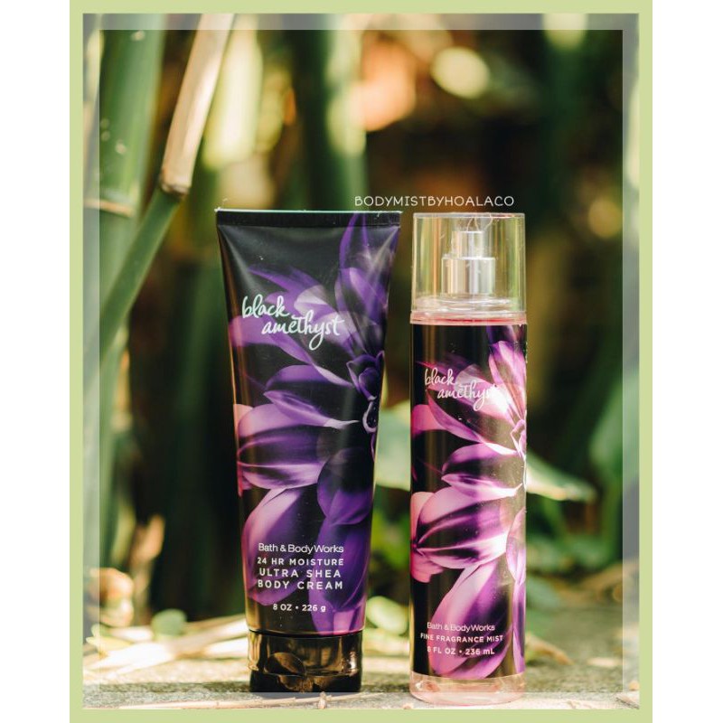 BODY MIST Xịt thơm toàn thân BLACK AMETHYST BBW