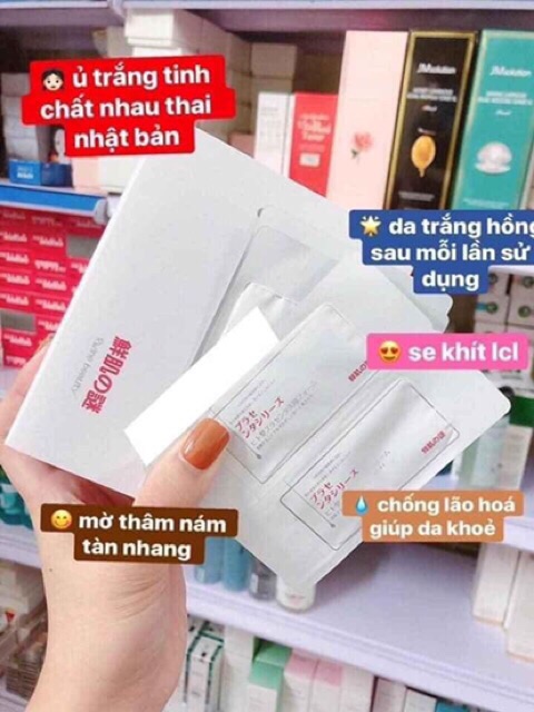 Mặt nạ Ủ trắng nhau thai nhật