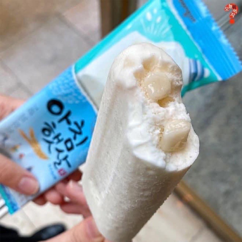 Kem ăn Hàn quốc kem gạo