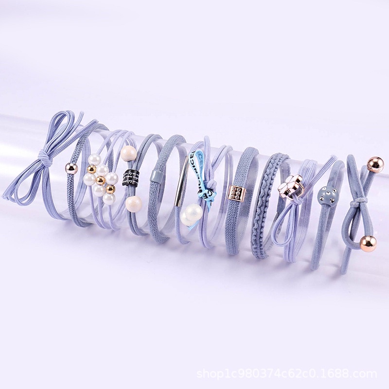 Combo 3 Dây chun buộc tóc Cham thắt nơ xinh xắn nhiều màu