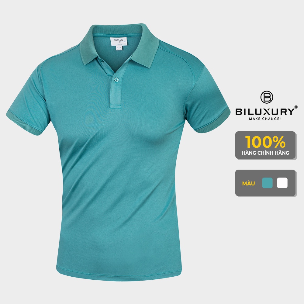 Áo polo nam cổ bẻ Biman by Biluxury thun co giãn thoải mái lịch lãm 5APCT015XBH | BigBuy360 - bigbuy360.vn