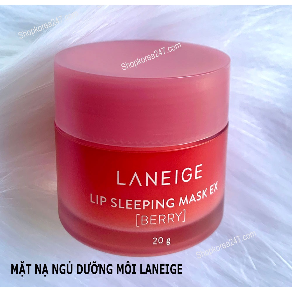 Mask môi Laneige Lip Sleeping Mask, Mặt nạ ngủ môi Laneige Berry