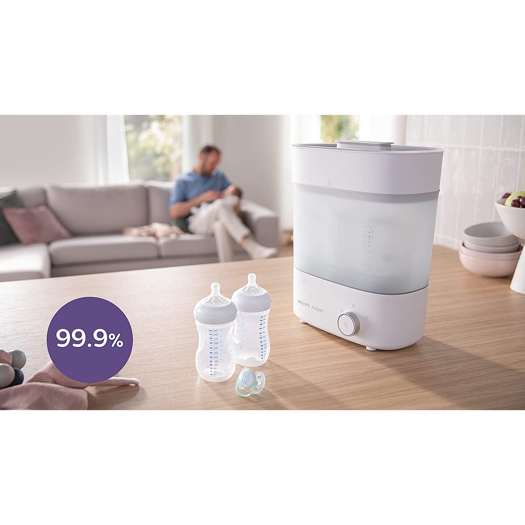 Máy tiệt trùng và sấy khô Philips Avent 3in1 SCF293/00 bảo hành 2 năm chính hãng