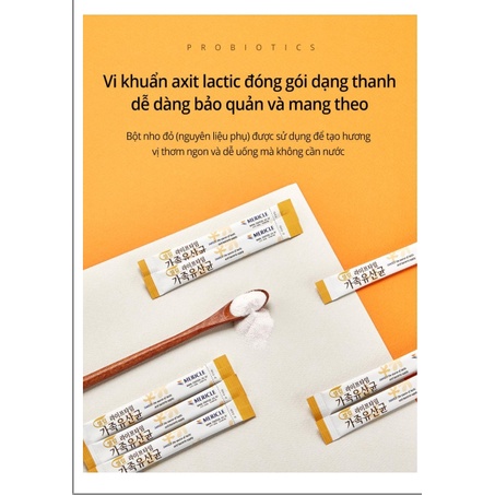 Men vi sinh SELIP PROBIOTICS Hàn Quốc dành cho người bị trĩ, táo bón, rối loạn tiêu hóa, tiêu chảy men vi sinh cho bé