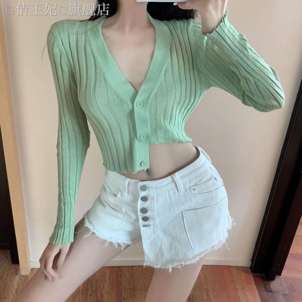 ✉✖ Áo khoác Cardigan dệt kim tay dài chống nắng màu trơn thời trang mùa hè cho nữ 11.17 | BigBuy360 - bigbuy360.vn