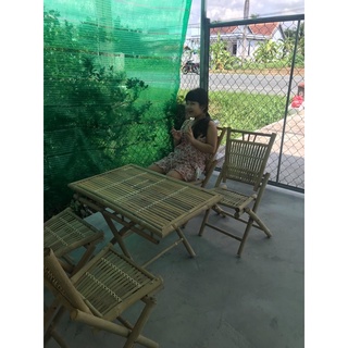 Ghế tre xếp gọn