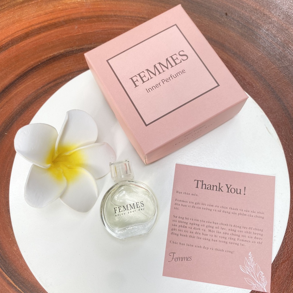 Nước Hoa Vùng Kín FEMMES CAO CẤP chính hãng, mùi thơm quyến rũ, sexy độ lưu hương tốt dung tích 7ml