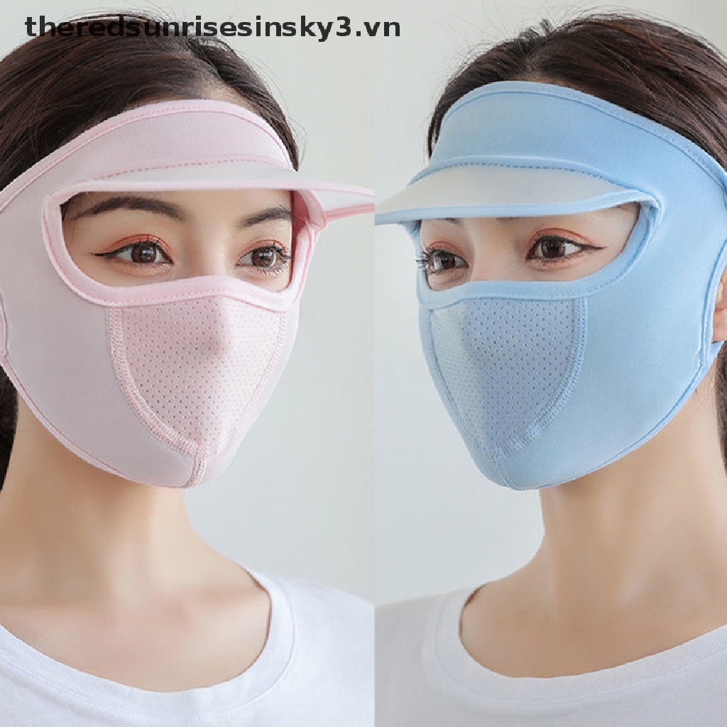 Khẩu trang lụa lạnh mỏng thoáng khí thiết kế chống nắng dành cho nữ