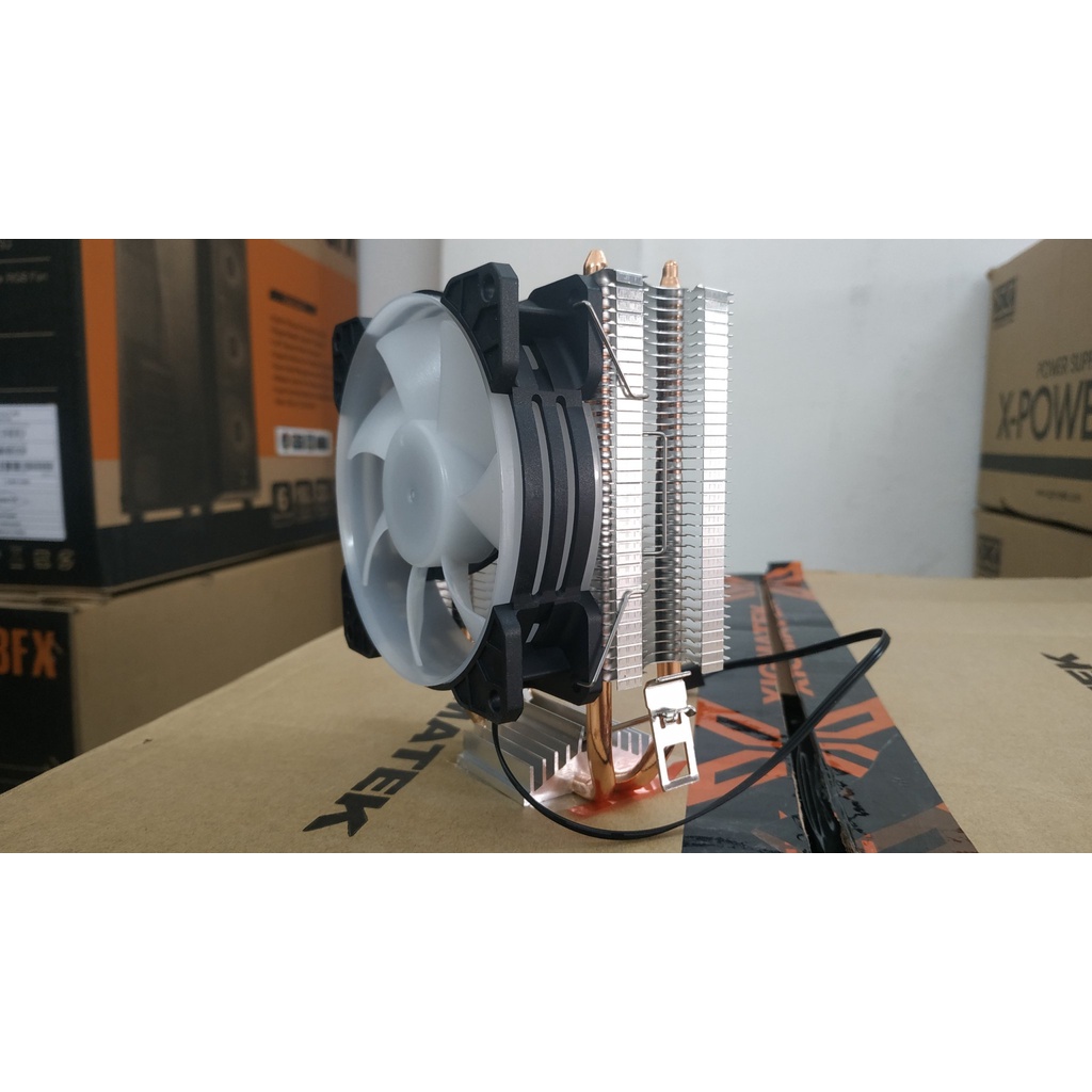 Tản CPU Coolmoon P2 - Led RGB - Fan 9cm - New BH 03 Tháng