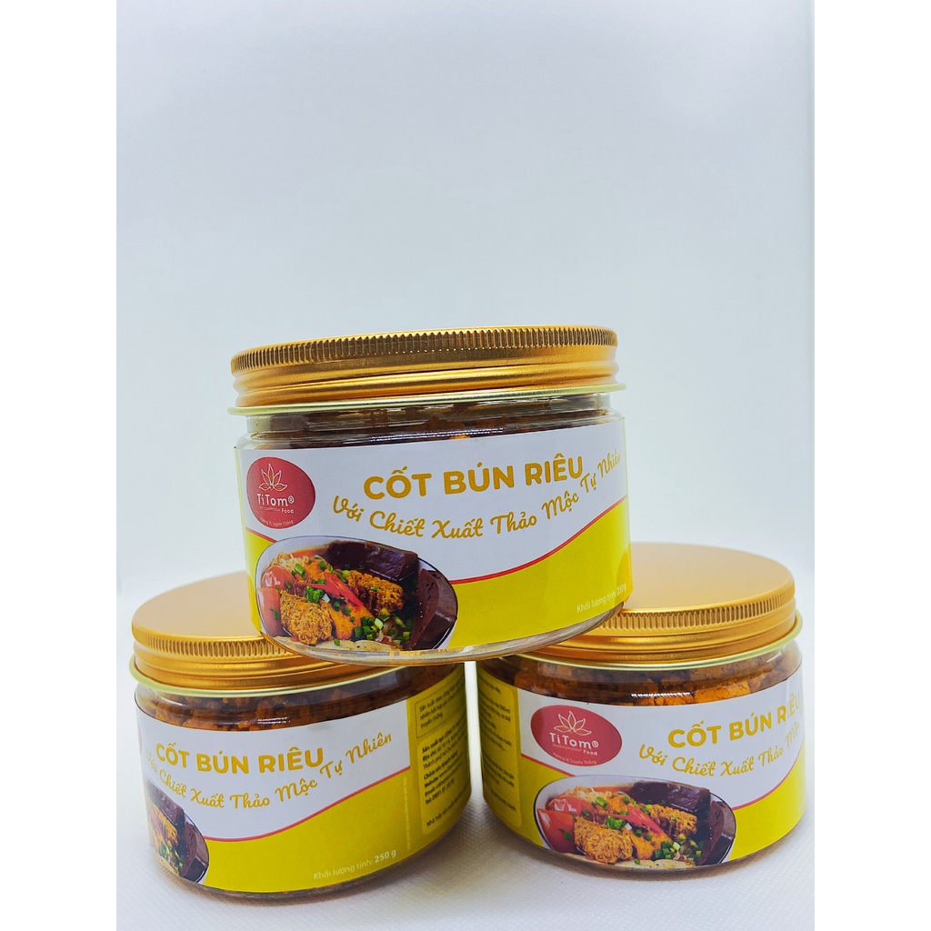 Gia vị nấu bún riêu cua 250g, gói gia vị bún riêu cua ngon chính hãng, cốt bún riêu cua Titom Foods