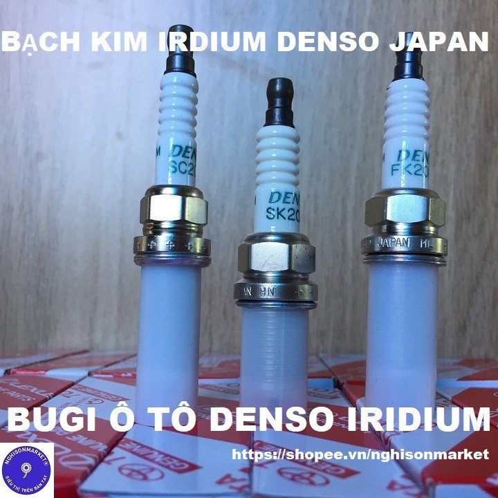 Bugi ô tô Bạch kim Irdium Denso Japan chính hãng