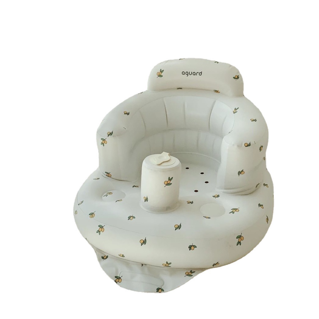 Ghế Sofa Tập Ngồi Bơm Hơi Phong Cách Hàn Quốc Cho Bé