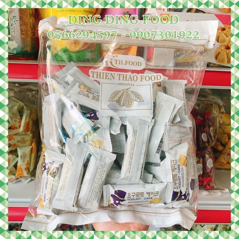 Mới - 500g Bánh Xốp Suveno Vị Sữa Chua , Kem Yogurt Giòn Thiên Thảo, Ăn Vặt Siêu Ngon, DING DING FOOD