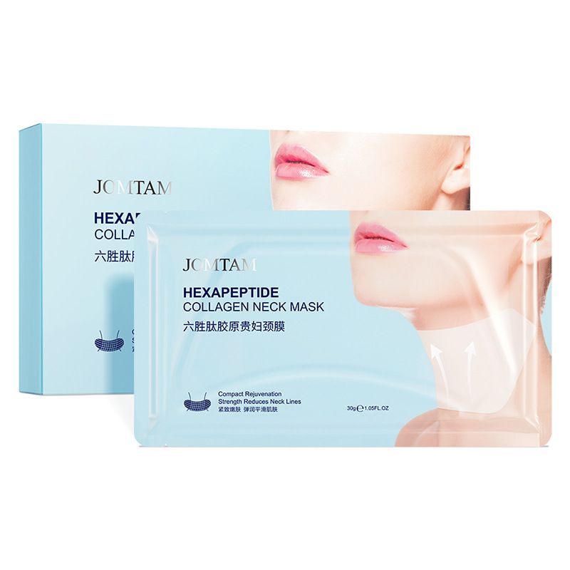 Mặt Nạ Cổ Hexapeptide collagen Giảm Nếp Nhăn Làm Săn Chắc Và Sáng Da