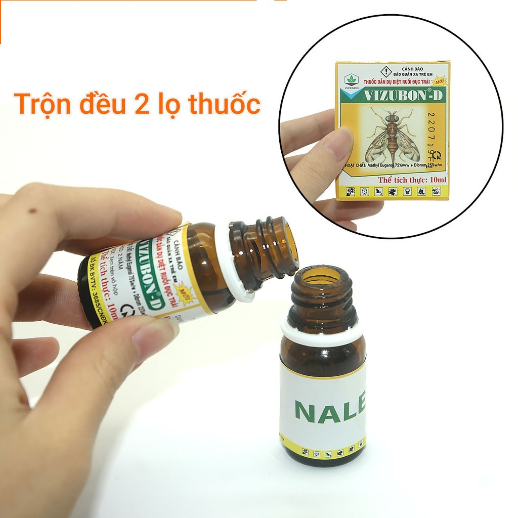 Vizubon- Chế phẩm dẫn dụ diệt ruồi đục trái Vizubon, diệt ruồi vàng