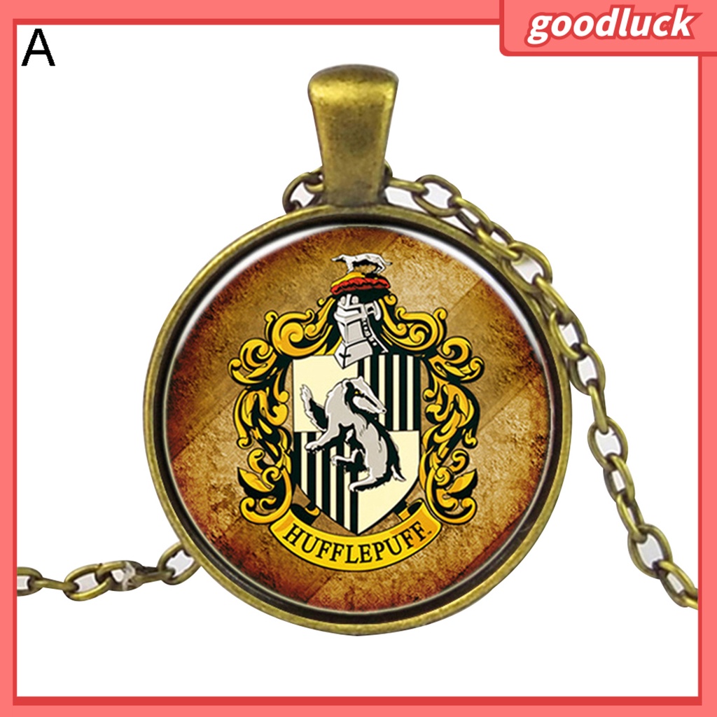 Dây chuyền hợp kim phối mặt phong cách Vintage chủ đề phim Harry Potter