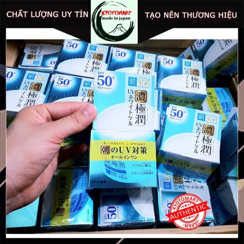 KEM DƯỠNG TRẮNG HADALABO 7 in 1 CHỐNG NẮNG UV MÀU XANH 90g