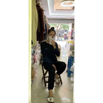 Bộ Đồ Len Tiêu Quảng Châu đẹp ấm dày dặn