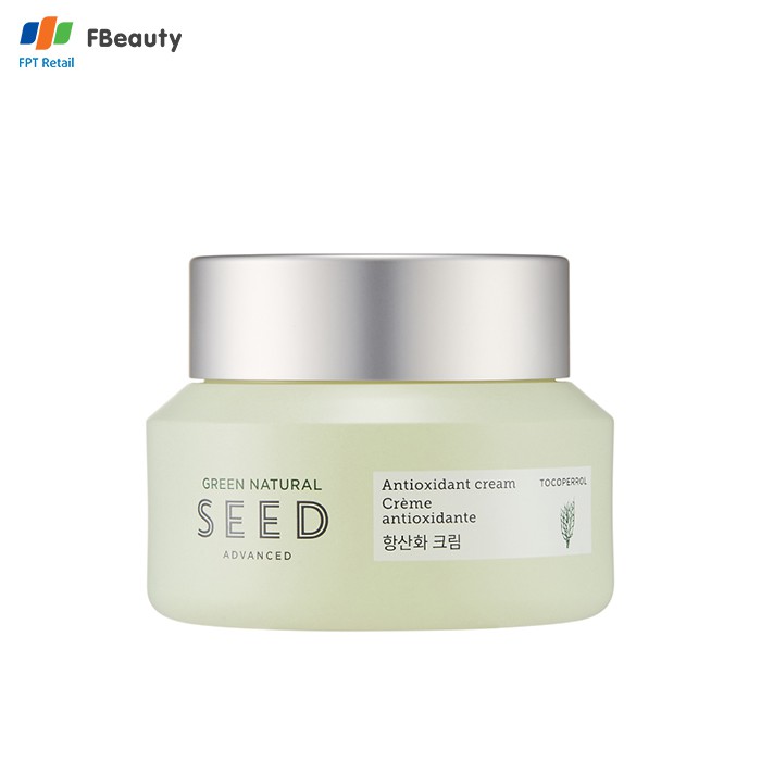Kem Dưỡng Chống Lão Hóa The Face Shop Green Natural Seed Antioxidant Cream 50ml