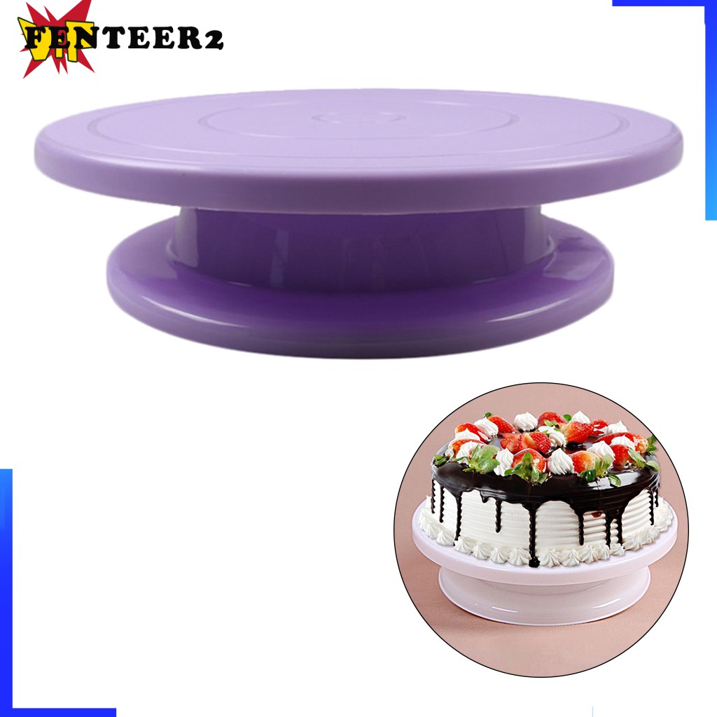 SPINNER Bàn Xoay Bánh Kem Màu Trắng 11 "