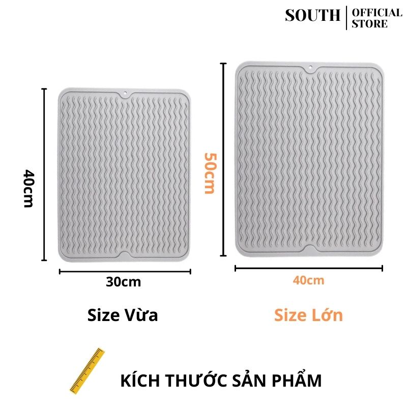 Tấm úp chén đĩa ly dụng cụ nhà bếp ráo nước đa năng SUPC11 - Silicone an toàn thực phẩm
