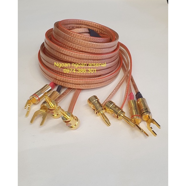 Cặp Dây loa bắp chuối càng cua hàng cao cấp HI-END nhập khẩu