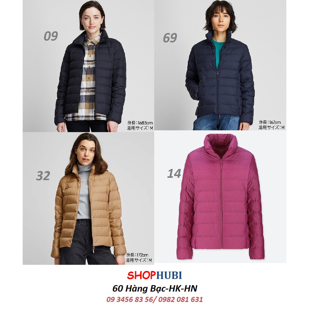 Áo lông vũ không mũ nữ Uniqlo Nhật