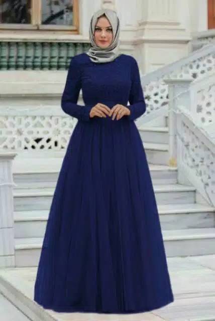 Đầm Maxi Nữ Dài Tay Cổ Tròn Form Dài Thời Trang Hàn | BigBuy360 - bigbuy360.vn