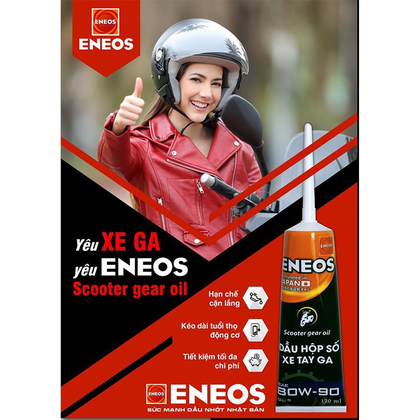 Nhớt Hộp Số Dành Cho Xe Tay Ga ENEOS Scooter Gear GL5 80W90