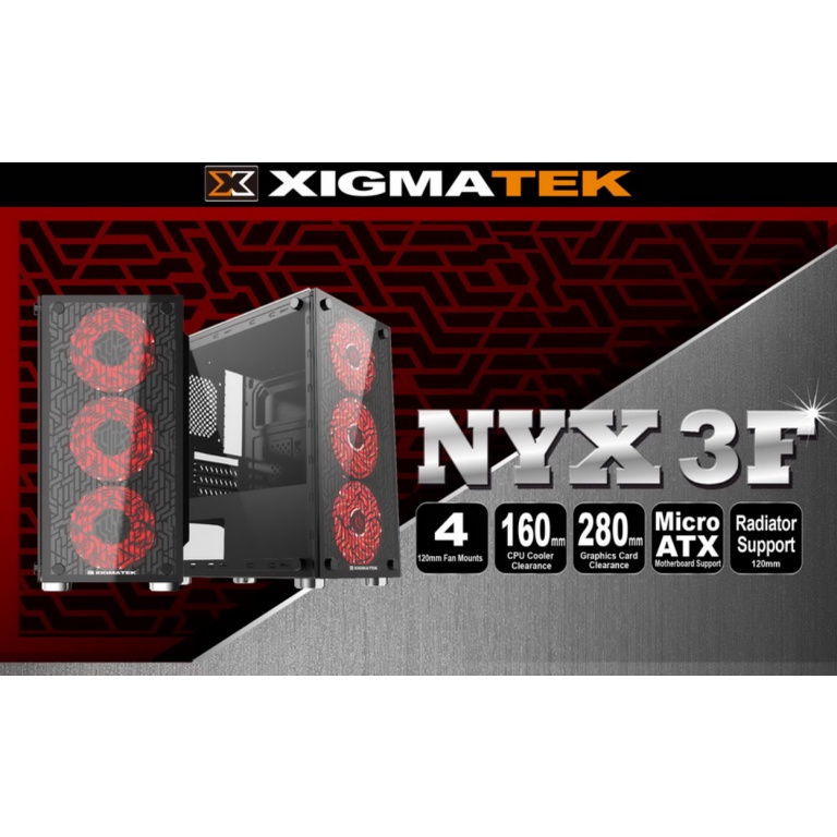 Vỏ case XIGMATEK NYX - Hàng Chính Hãng