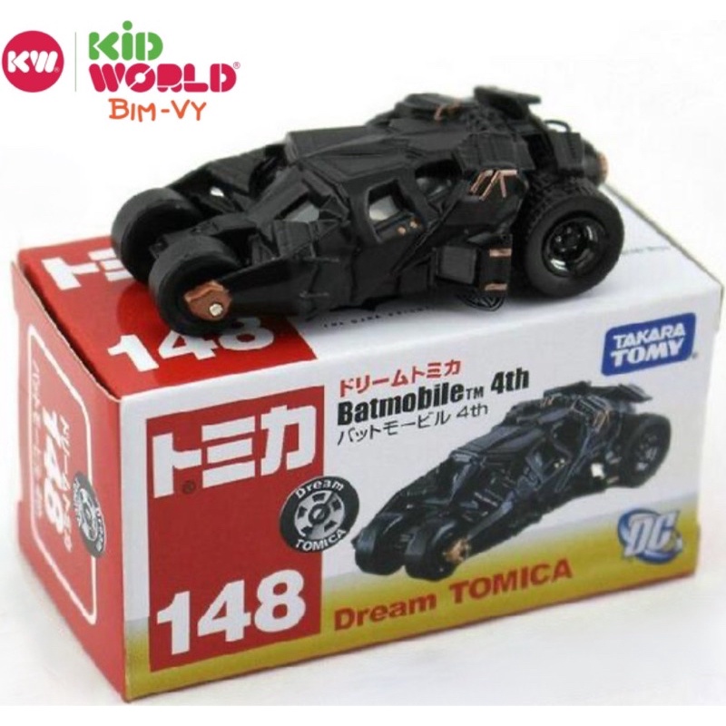Xe mô hình Tomica Box Batman Batmobile 4th. MS: 530. Made in China.