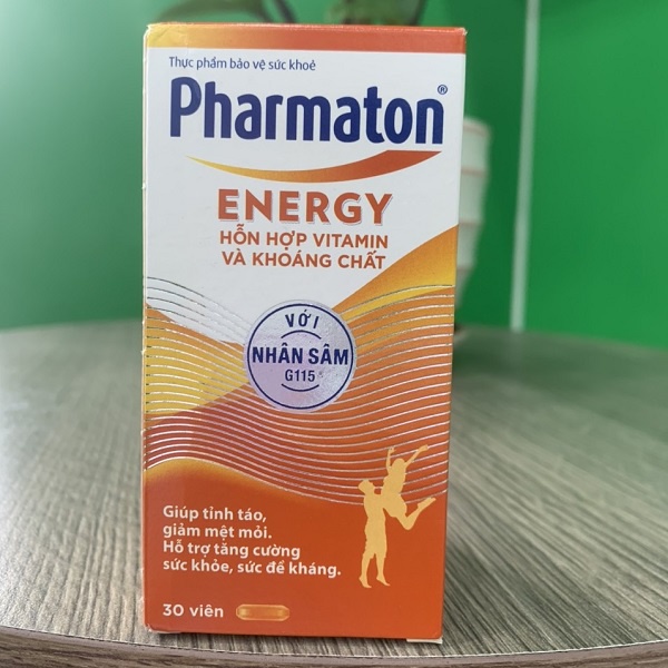 Viên Uống Bổ Sung Năng Lượng Pharmaton Giảm Căng Thẳng, Tăng Cường Sức Đề Kháng Hộp 30 Viên