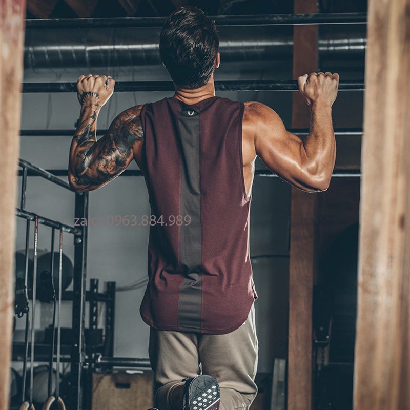 Áo tập gym, chơi thể thao A.104 chất thun thể thao, thiết kế đẹp phối màu trẻ trung, năng động