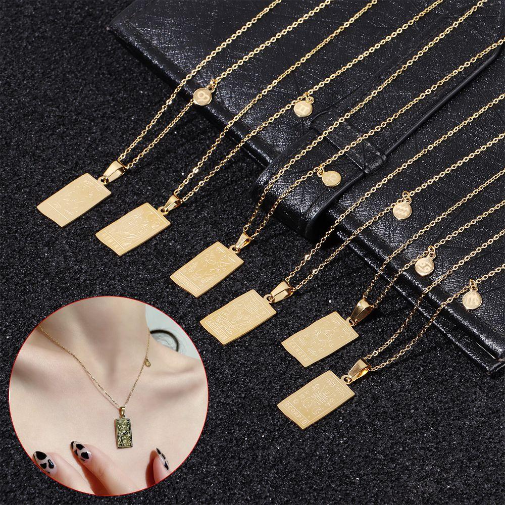 Me Vòng Cổ Vuông Cổ Áo|Mặt Dây Chuyền Màu Sắc