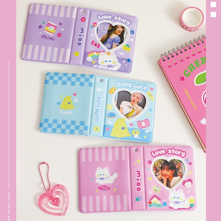 Album Đựng Ảnh 40 Ngăn 3 Inch Màu Macaron