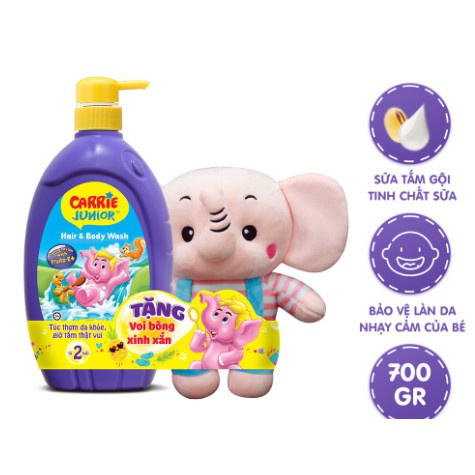 Sữa Tắm Gội Toàn Thân Carrie Junior (700g)