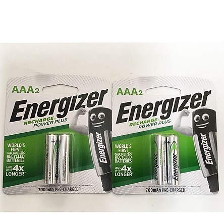 [TOPPIN] PIN SẠC AA, AAA, 9V ENERGIZER 2300mah, 2000mah, 700mah, 175mah (CHÍNH HÃNG).