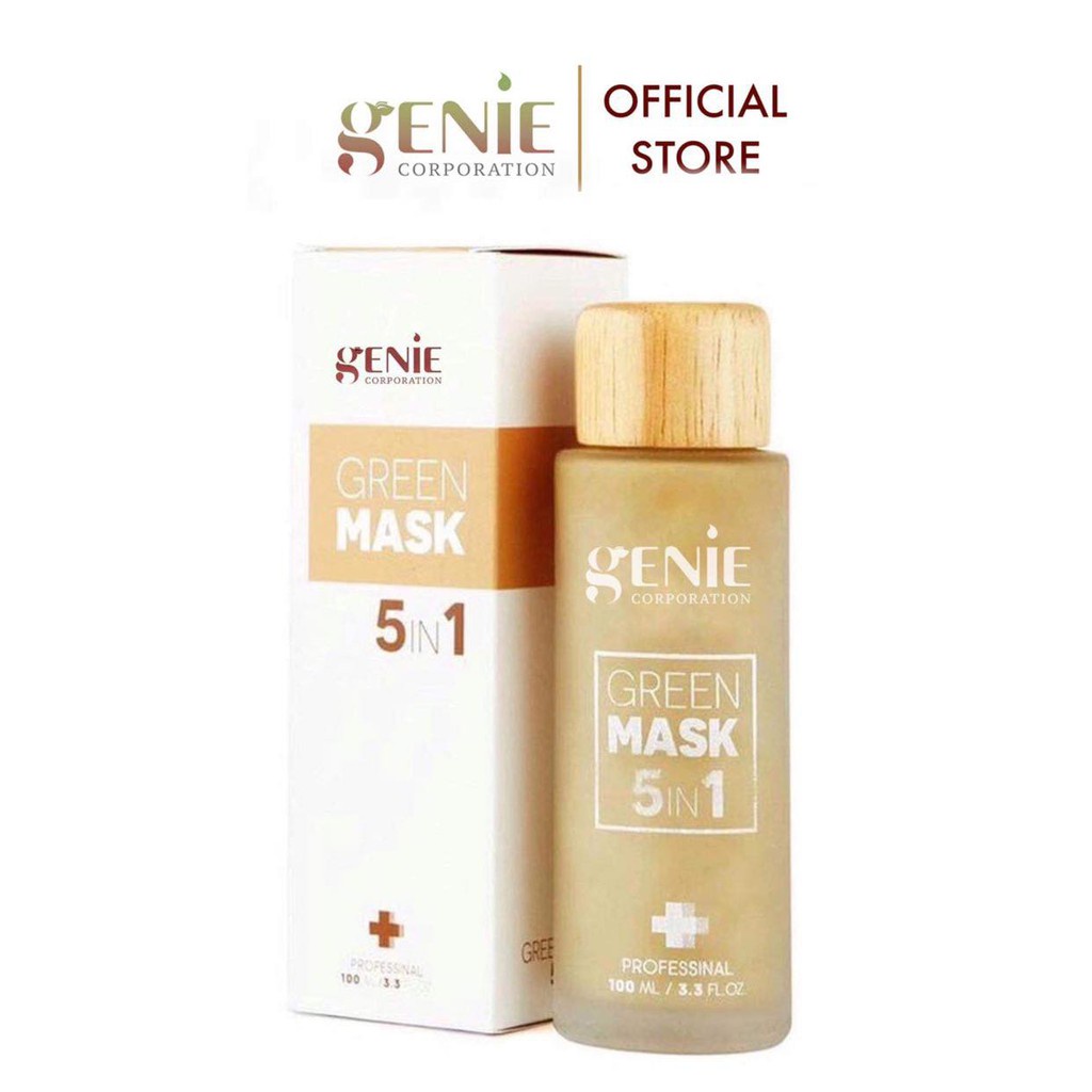 Mặt Nạ Tẩy Tế Bào Chết Genie Green Mask 5in1 Genie 100ml